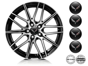 Chevrolet  Logo Autocollant Roue Design Bombé en Résine
